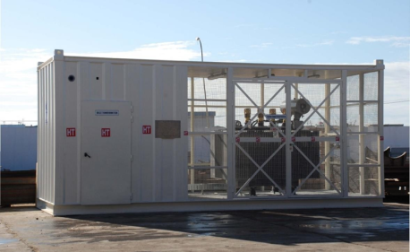 salle électrique et transformateur